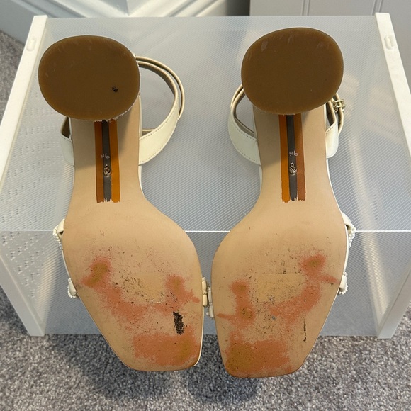 Sam Edelman | Kia Beads Block Heals in Modern Ivory - Picture 5 of 8